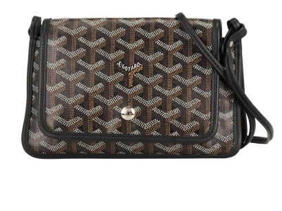 Plumet Crossbody, &pound;995, Handbags, Black/Brown, Canvas, Front view